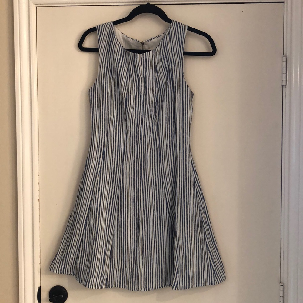 Everly pin stripe Dress EUC